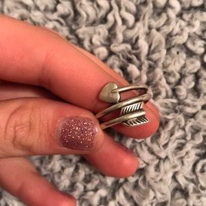 Arrow Heart Ring ❤️